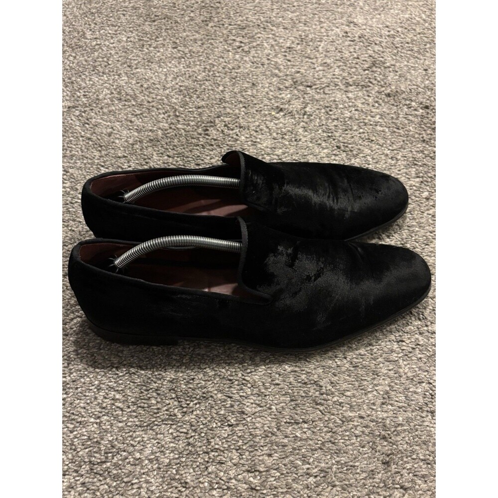 Magnanni Men's Dorio Venetian Black Velvet Slip-On Loafer Size 11.5 M